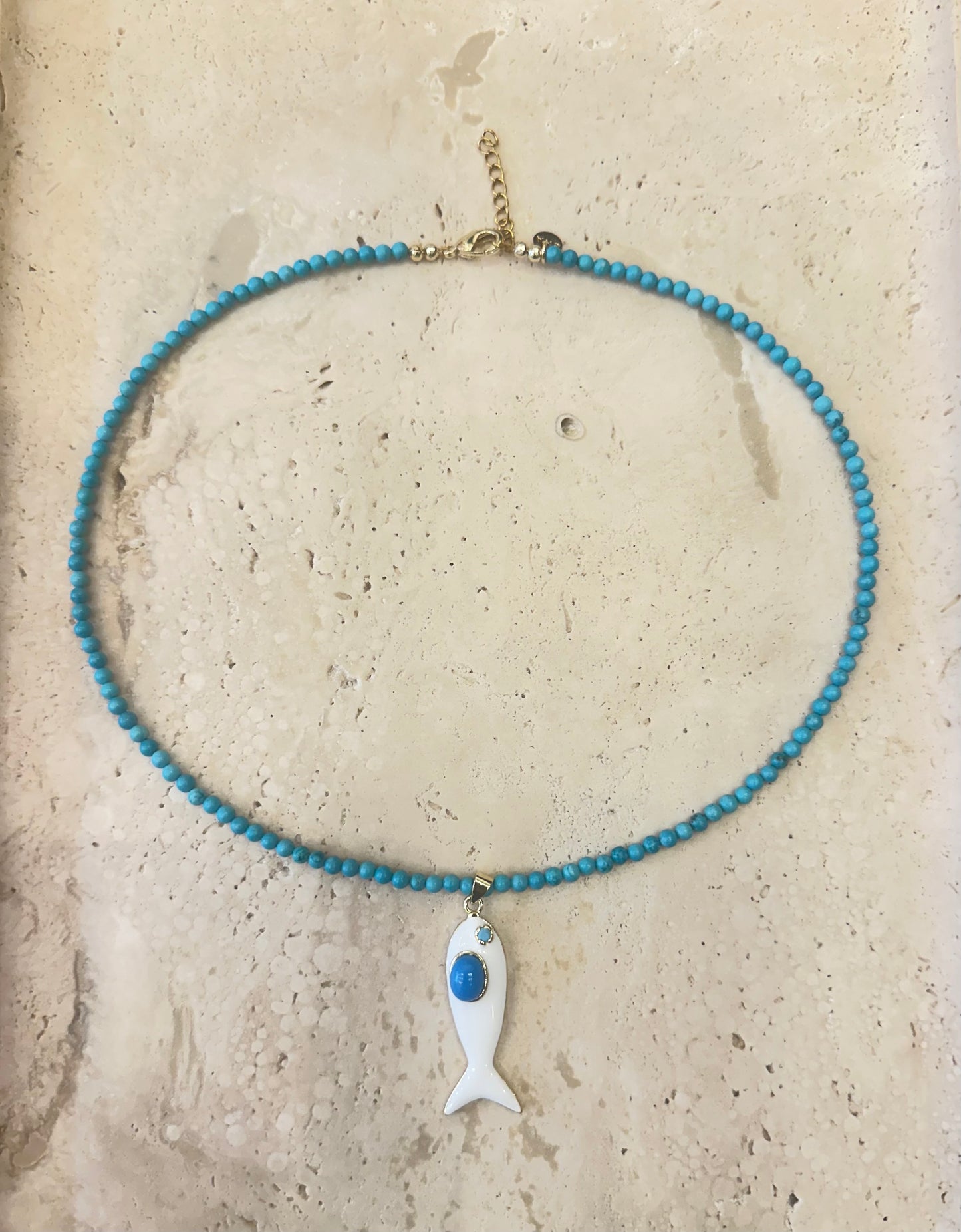 Beaded Gemstones Necklace