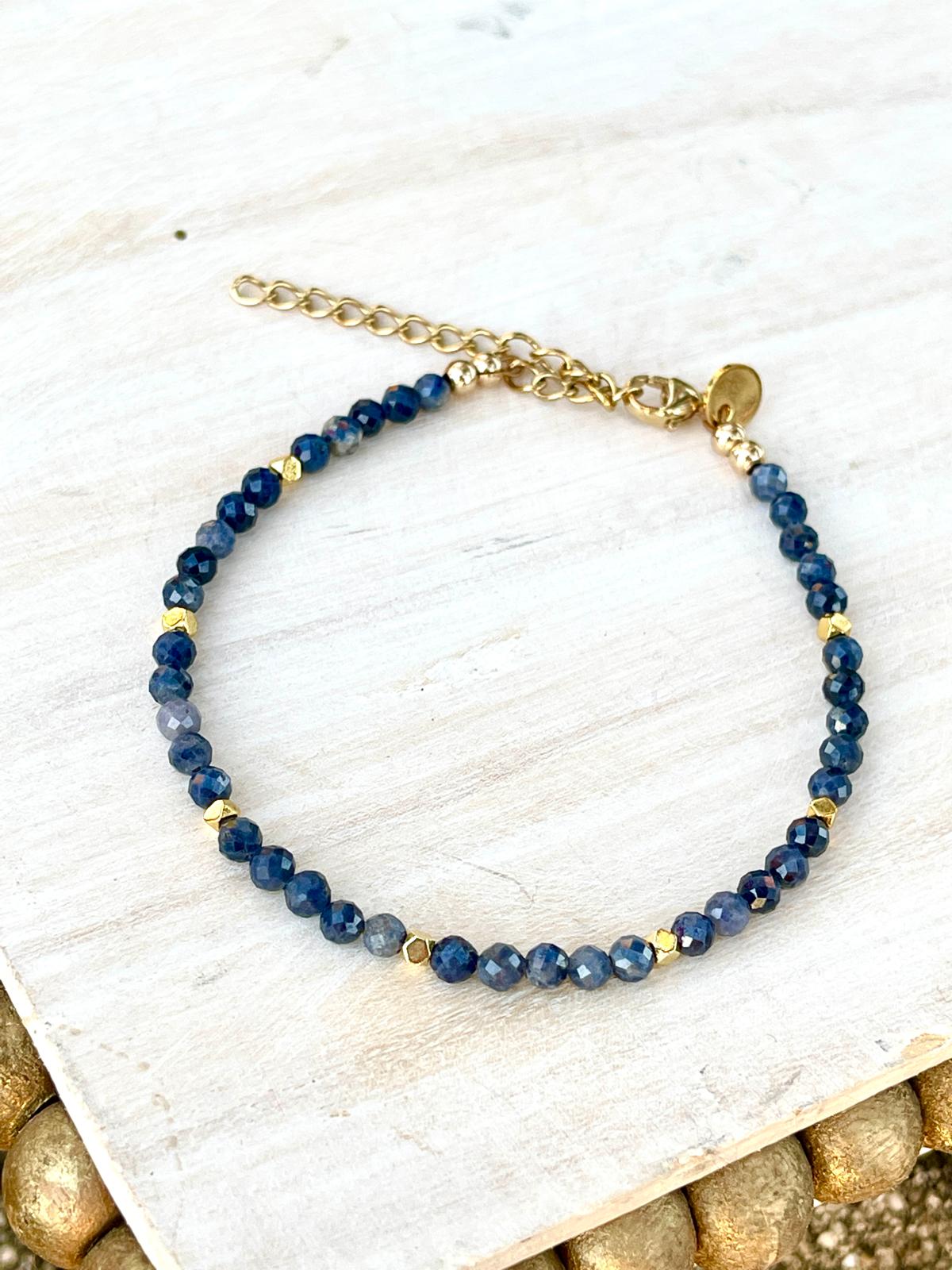 September Birthstone Eka Sapphire Bracelet