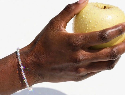 APRIL Birthstone Eka Clear Quartz Bracelet