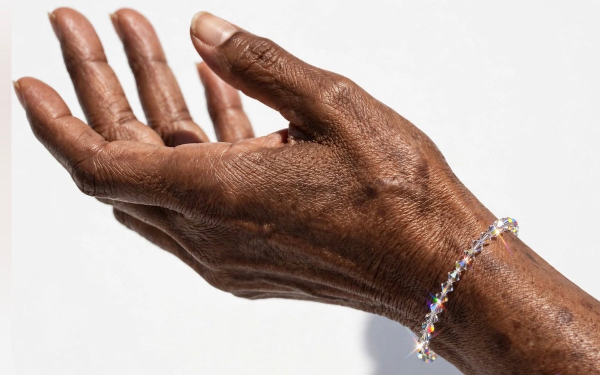 APRIL Birthstone Eka Clear Quartz Bracelet