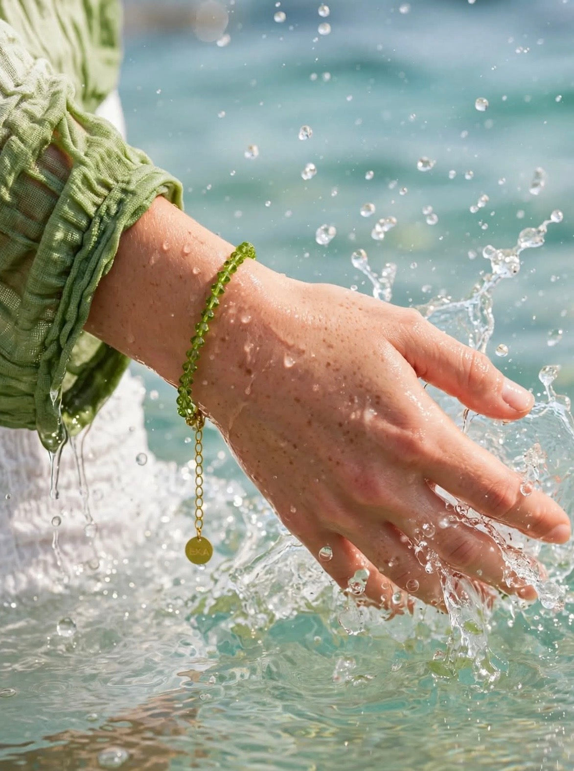 AUGUST Birthstone Eka Peridot Bracelet