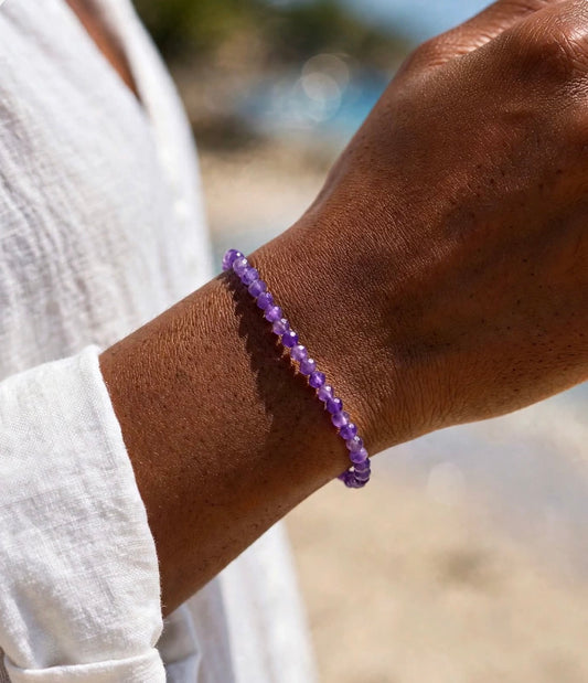 FEBRUARY Birthstone Eka Amethyst Bracelet