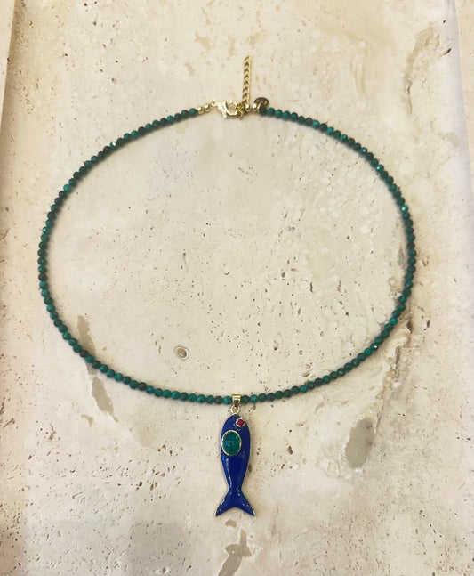 Gemstone Beaded Necklace
