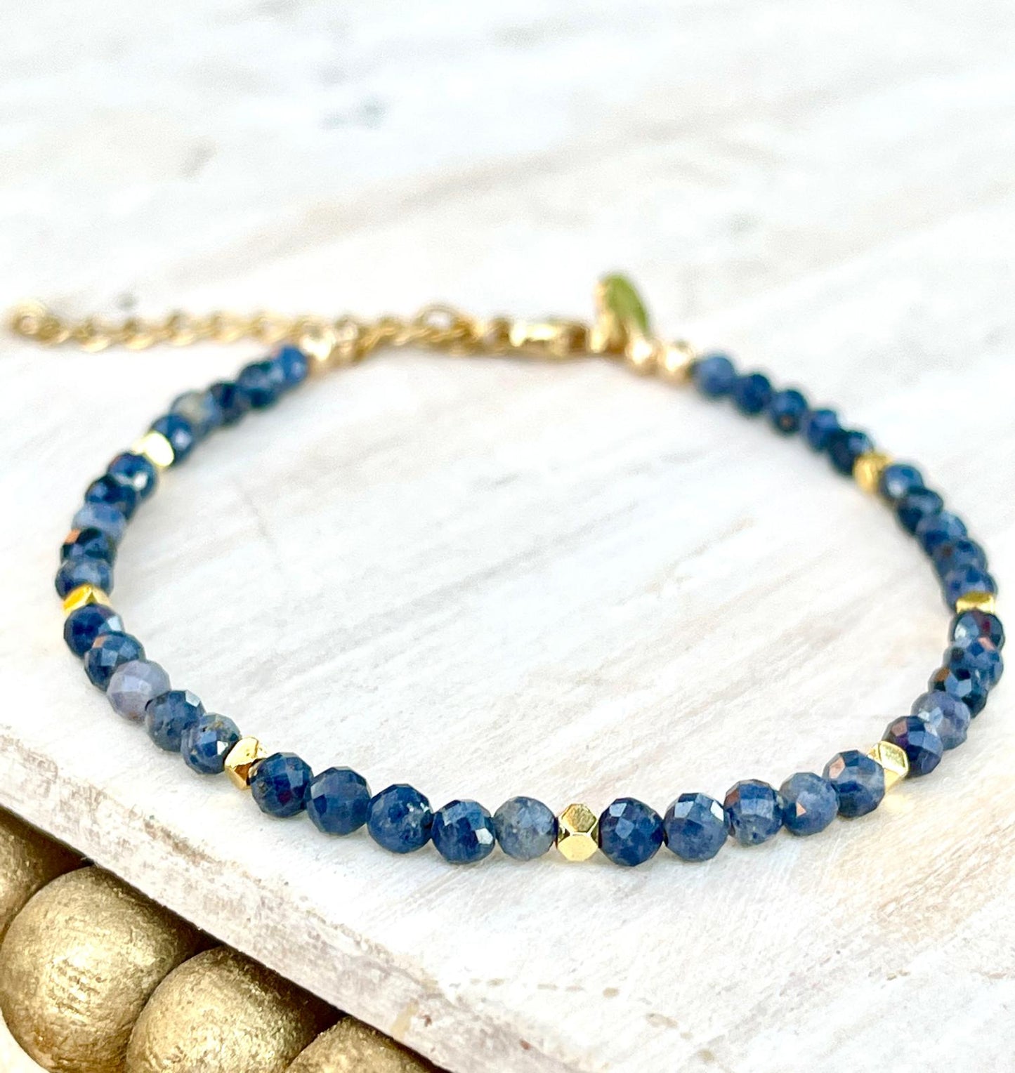 September Birthstone Eka Sapphire Bracelet