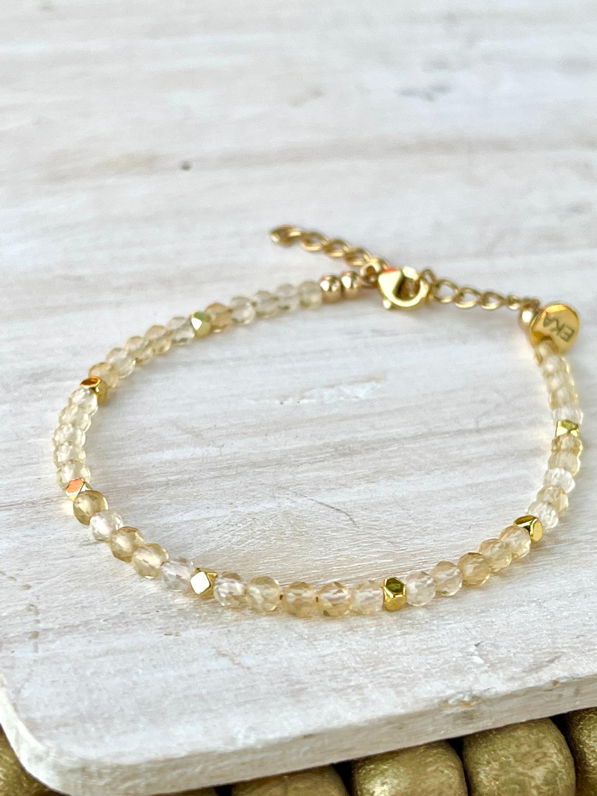 November Birthstone Eka Citrine Bracelet